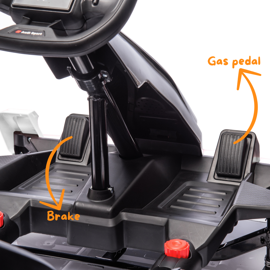 Audi Drift e-Gokart - Wit