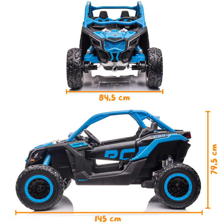 Can-Am Maverick X3 (2-osobowy) - Niebieski