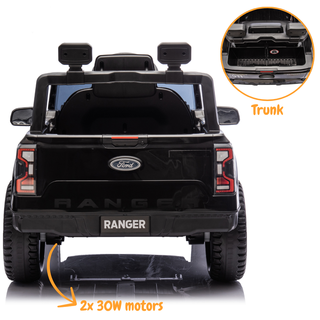 Voiture électrique enfants 12V FORD Ranger, rouge, Siège en cuir Voiture électrique enfants 12V FORD Ranger, rouge, Siège en cuir