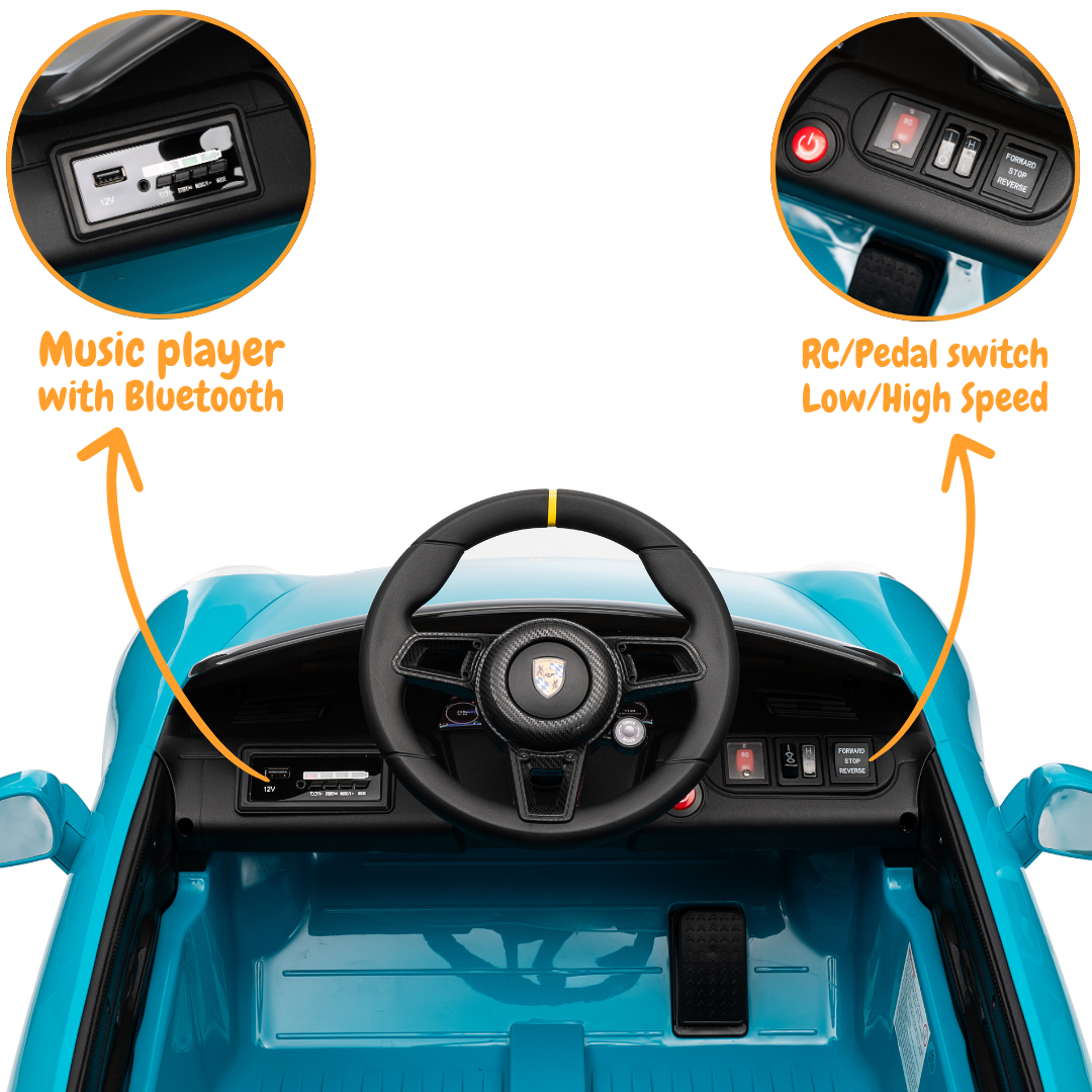 RUF GT Elektro-Kinderauto 12 V – Schwarz
