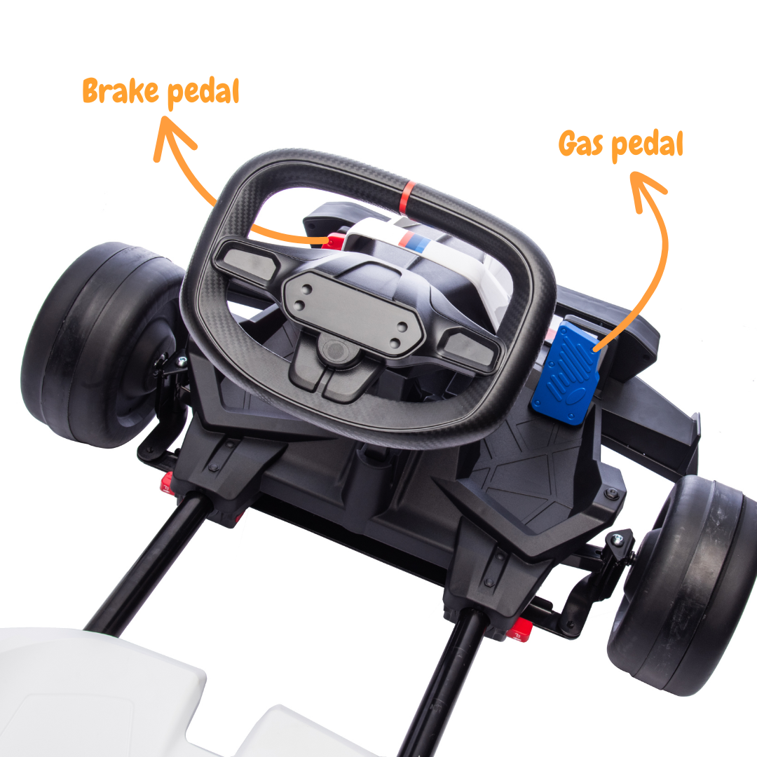 BMW Elektrisches Gokart 24V Go-Kart – Weiß