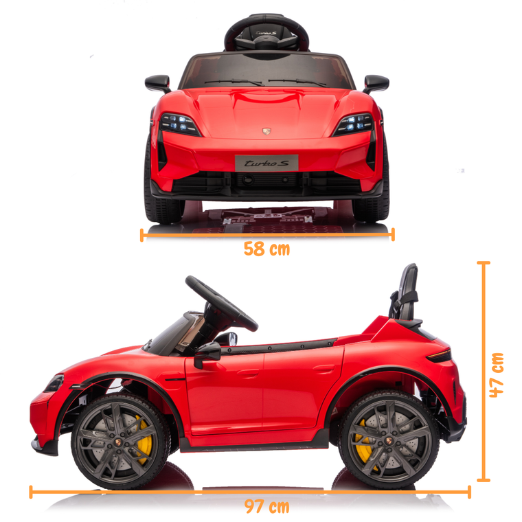 Porsche Taycan Turbo S - Czerwony