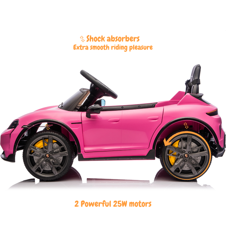 Porsche Taycan Turbo S - Różowy