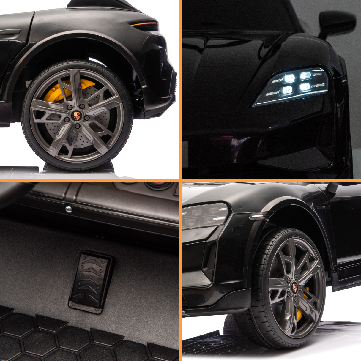 Porsche Taycan Turbo S (2 lugares) - Preto