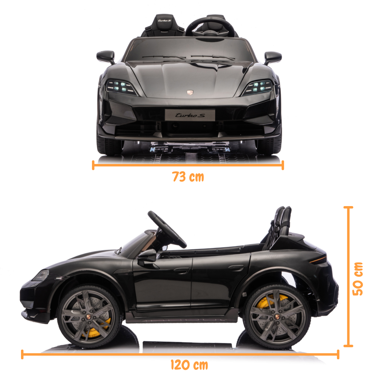 Porsche Taycan Turbo S (2 lugares) - Preto