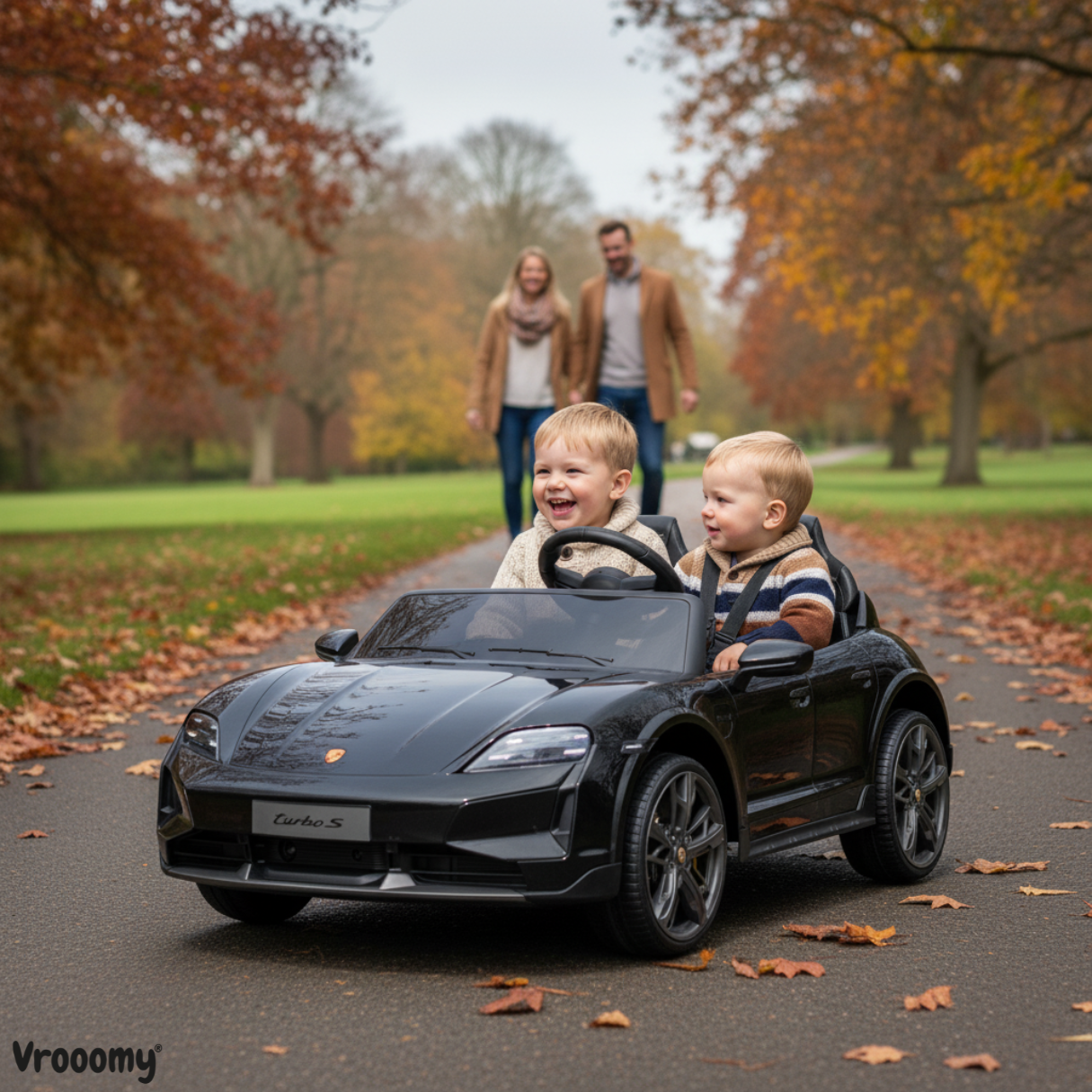 Porsche Taycan Turbo S (2 lugares) - Preto