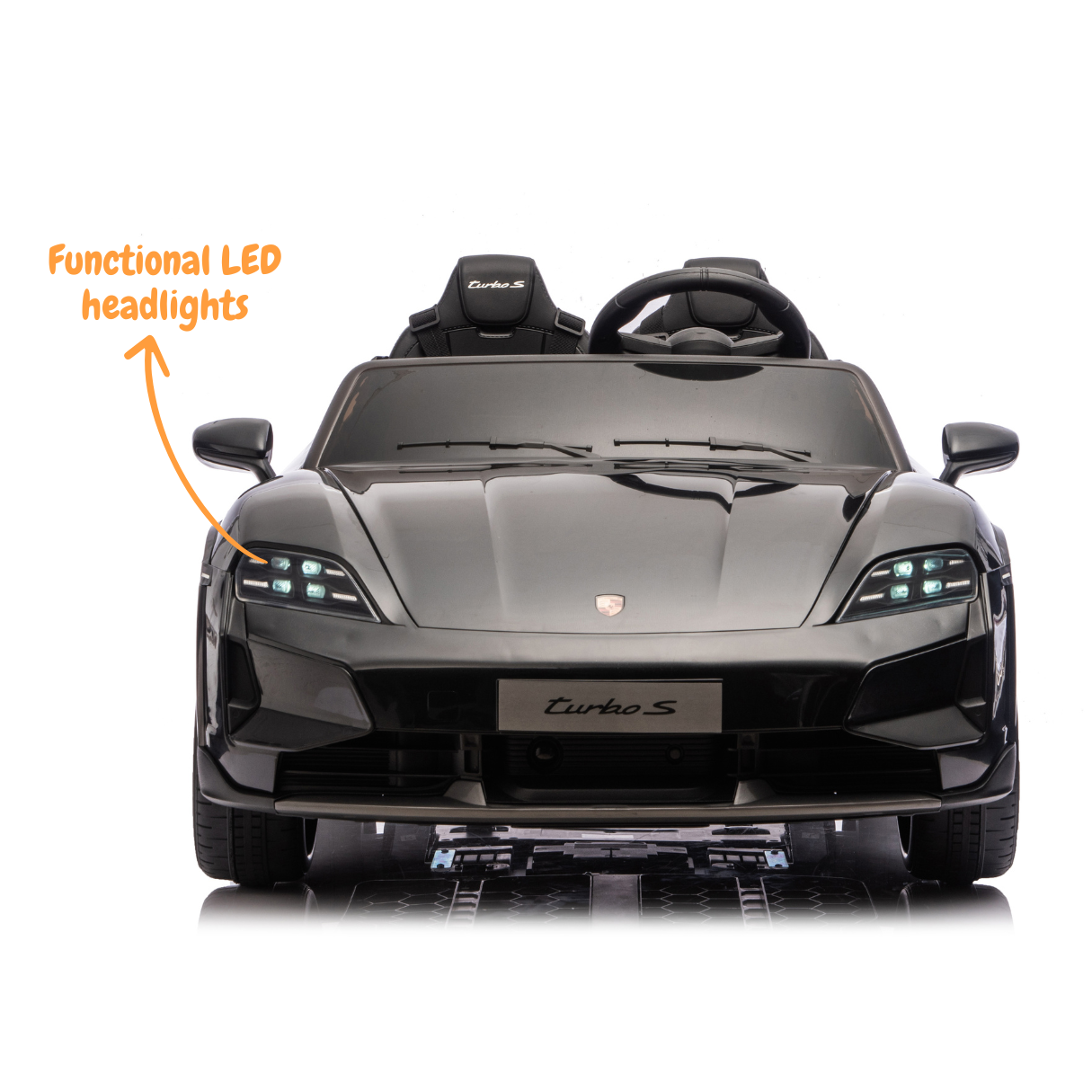 Porsche Taycan Turbo S (2 lugares) - Preto