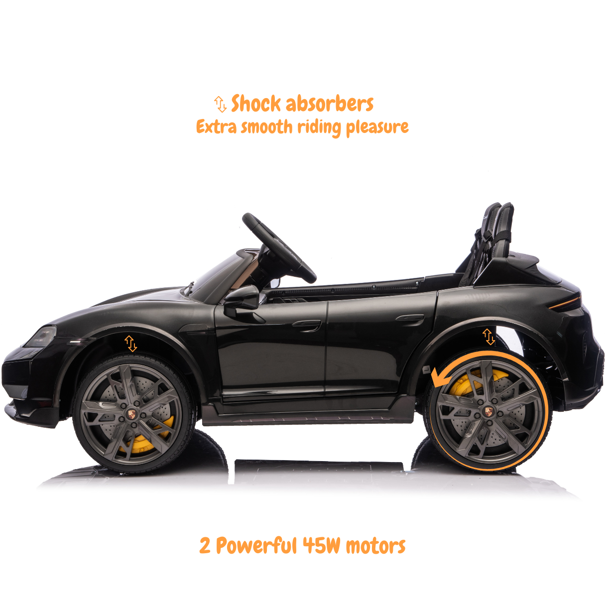 Porsche Taycan Turbo S (2 lugares) - Preto