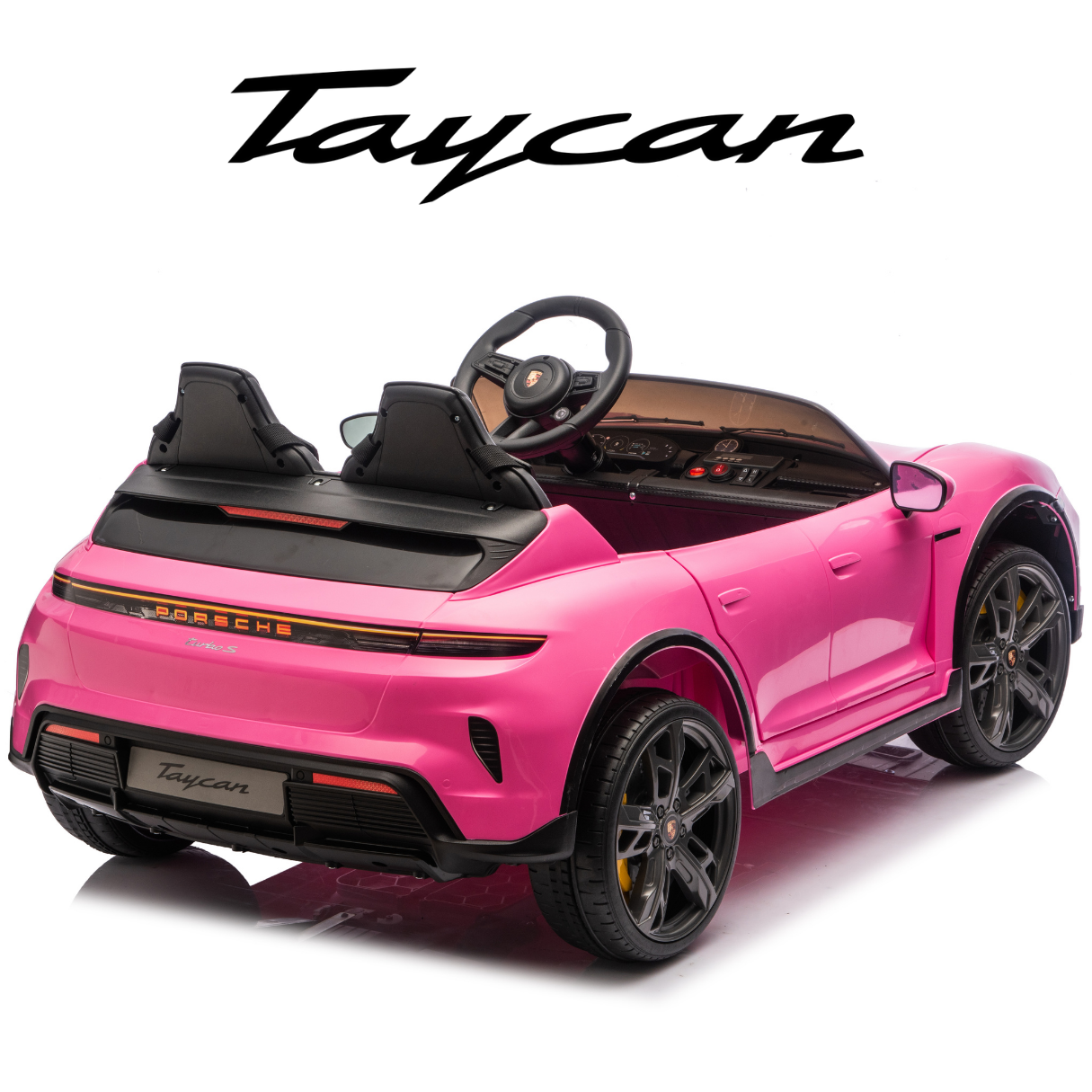 Porsche Taycan Turbo S (2-persoons) - Roze