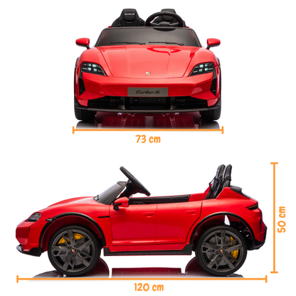 Porsche Taycan Turbo S (2 lugares) - Vermelho