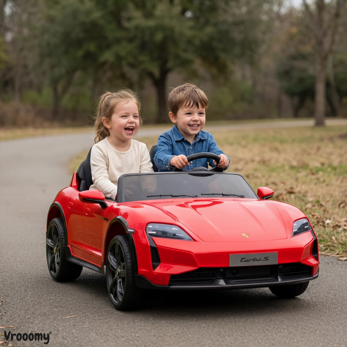 Porsche Taycan Turbo S (2 lugares) - Vermelho