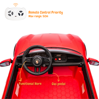 Porsche Taycan Turbo S (2 lugares) - Vermelho