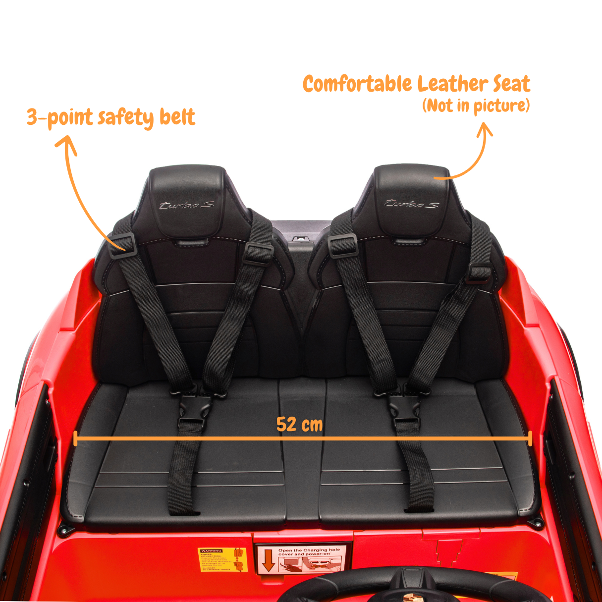 Porsche Taycan Turbo S (2 lugares) - Vermelho