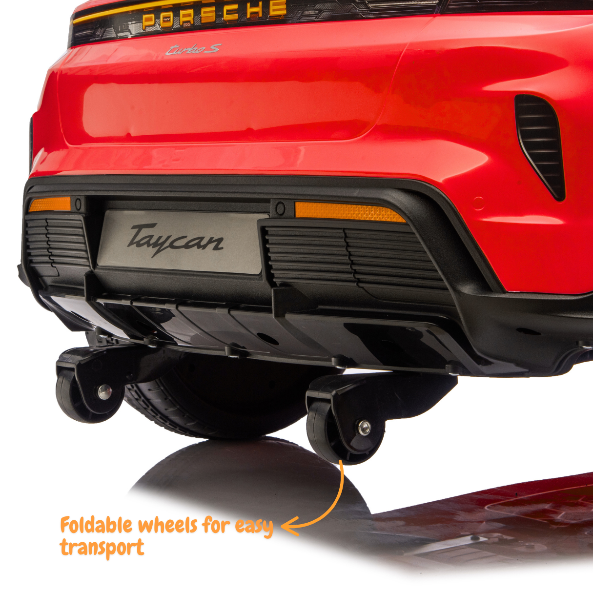 Porsche Taycan Turbo S (2 lugares) - Vermelho