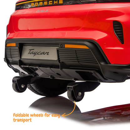 Porsche Taycan Turbo S (2 lugares) - Vermelho