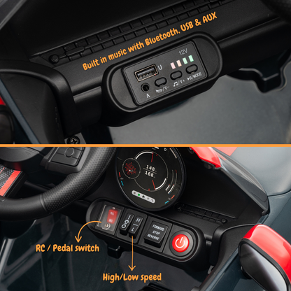 MINI Cooper Carro Elétrico Infantil 12V JCW – Preto