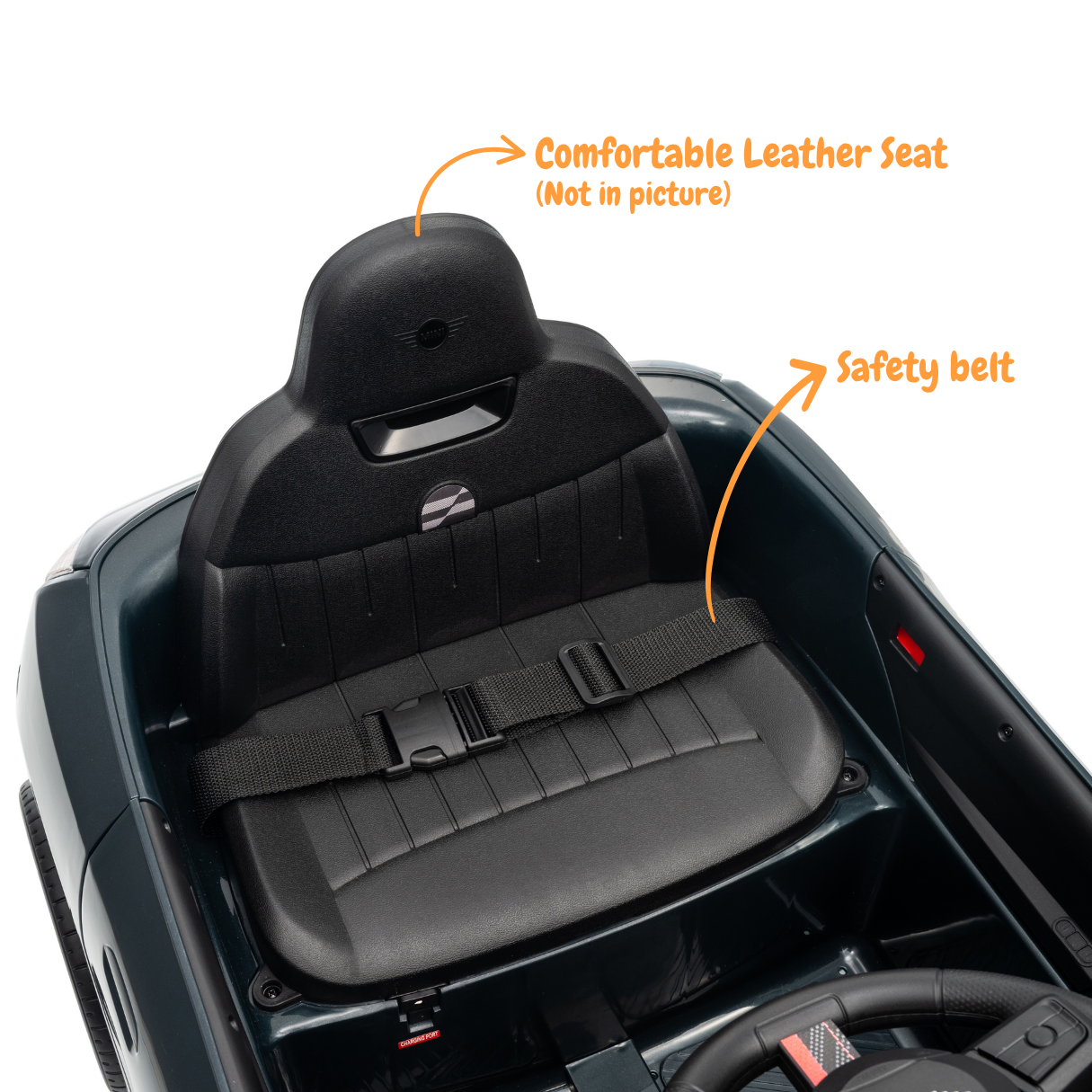 MINI Cooper Carro Elétrico Infantil 12V JCW – Preto