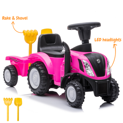 New Holland T7 Trator - Carro de Passeio com Reboque