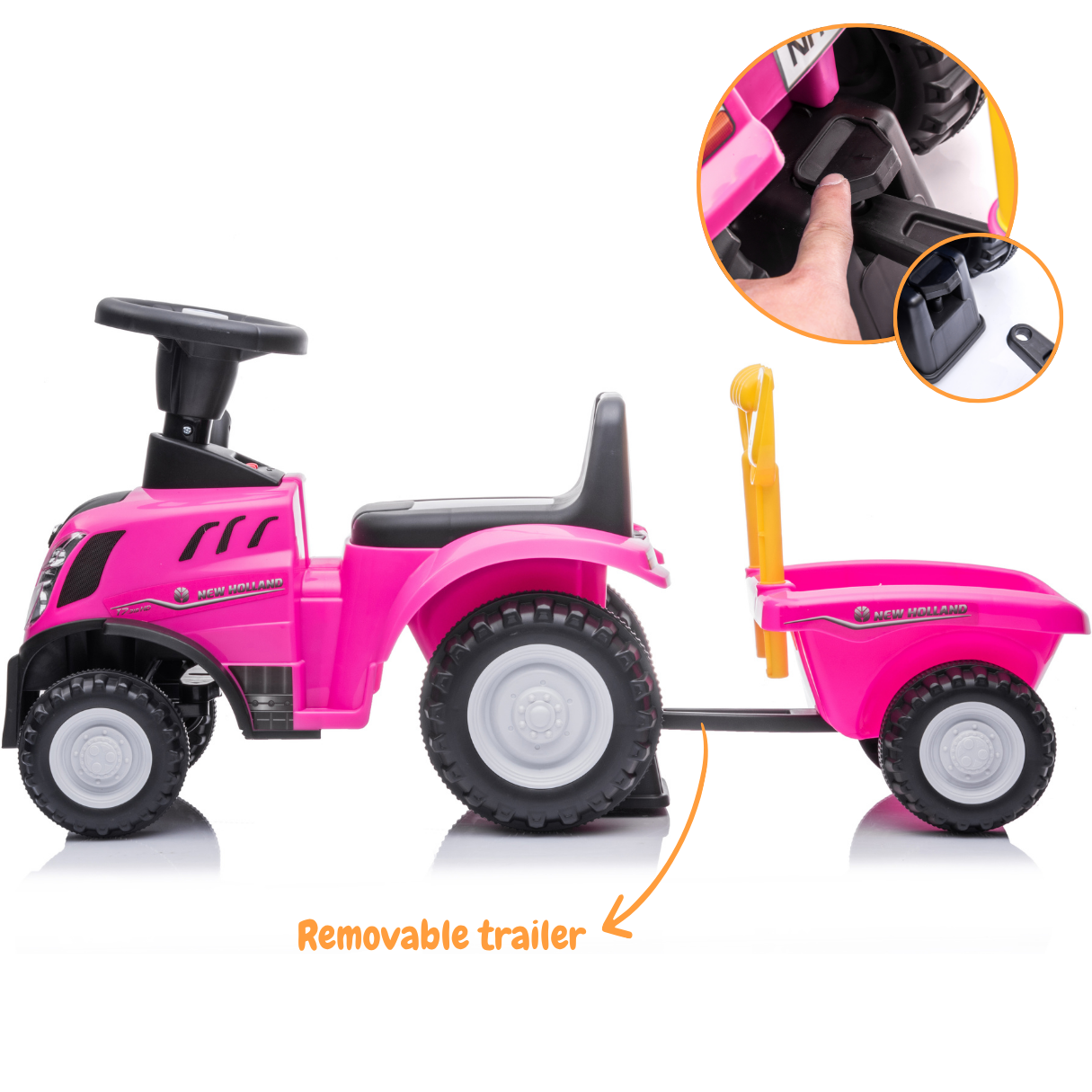 New Holland T7 Trator - Carro de Passeio com Reboque