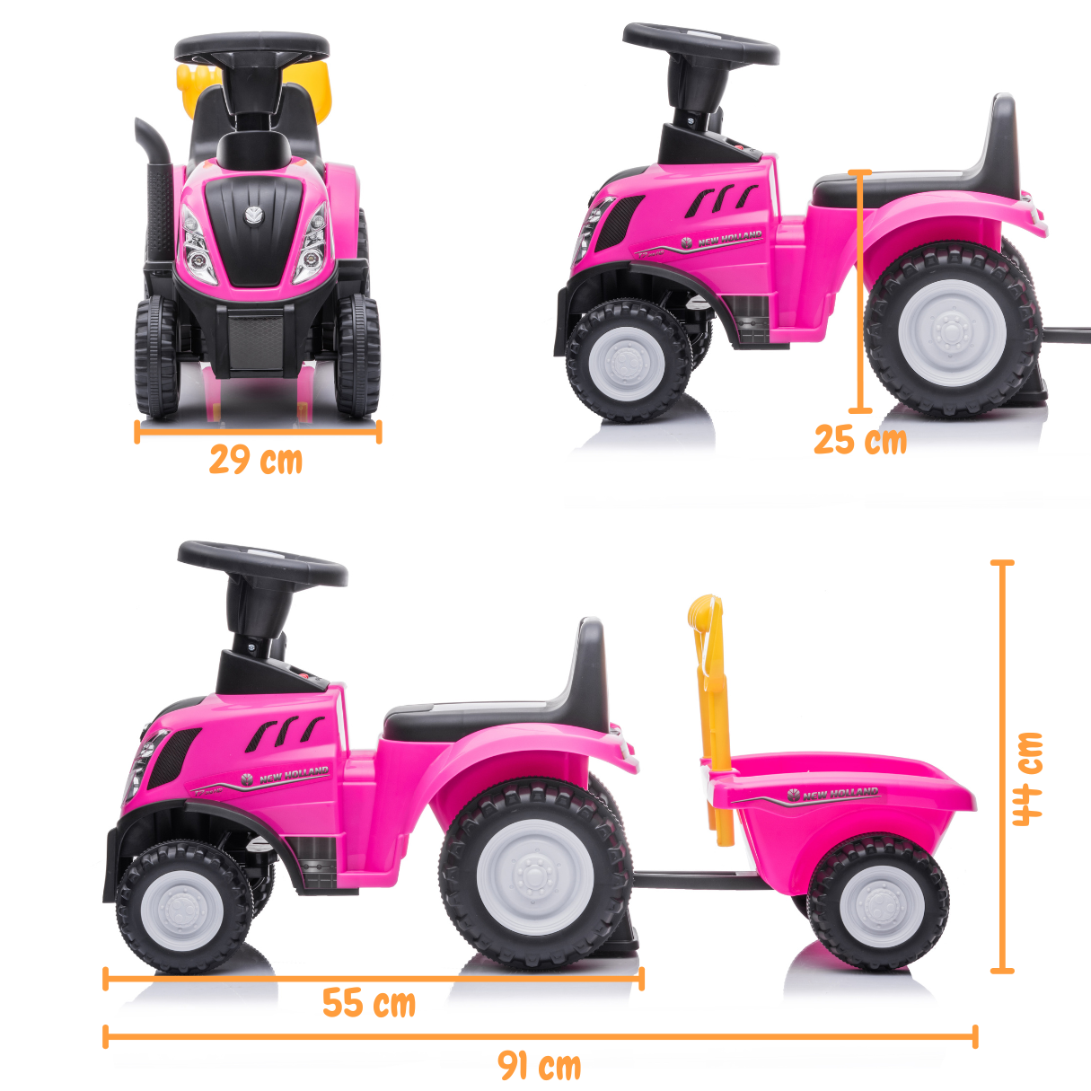 New Holland T7 Trator - Carro de Passeio com Reboque