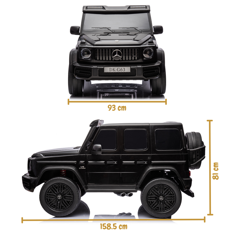 Mercedes-AMG G63 4x4 (2 Personen) – Schwarz
