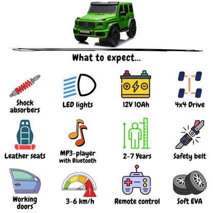 Mercedes-AMG G63 4x4 (2 lugares) - Verde