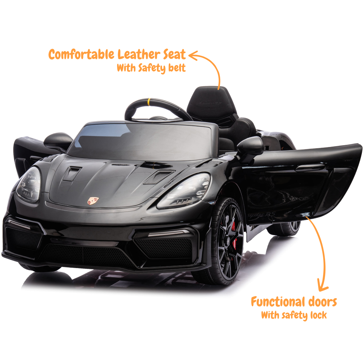 Porsche 718 Spyder RS – Schwarz