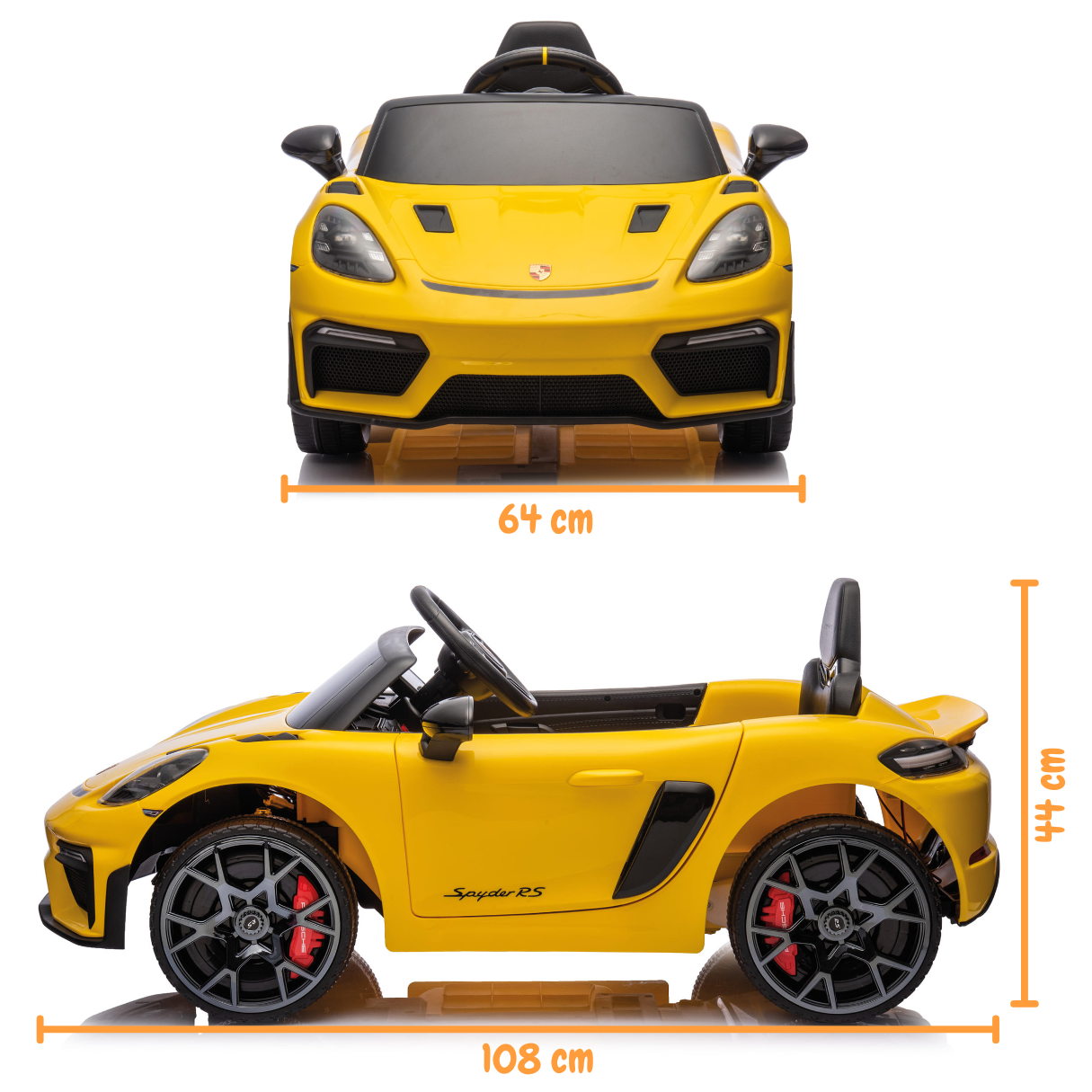 Porsche 718 Spyder RS – Gelb