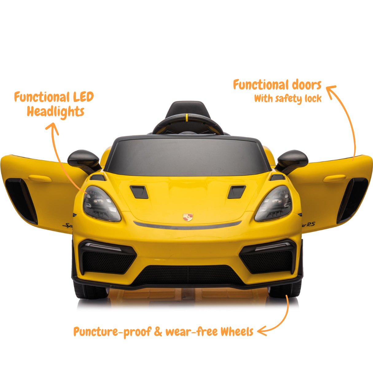 Porsche 718 Spyder RS – Gelb