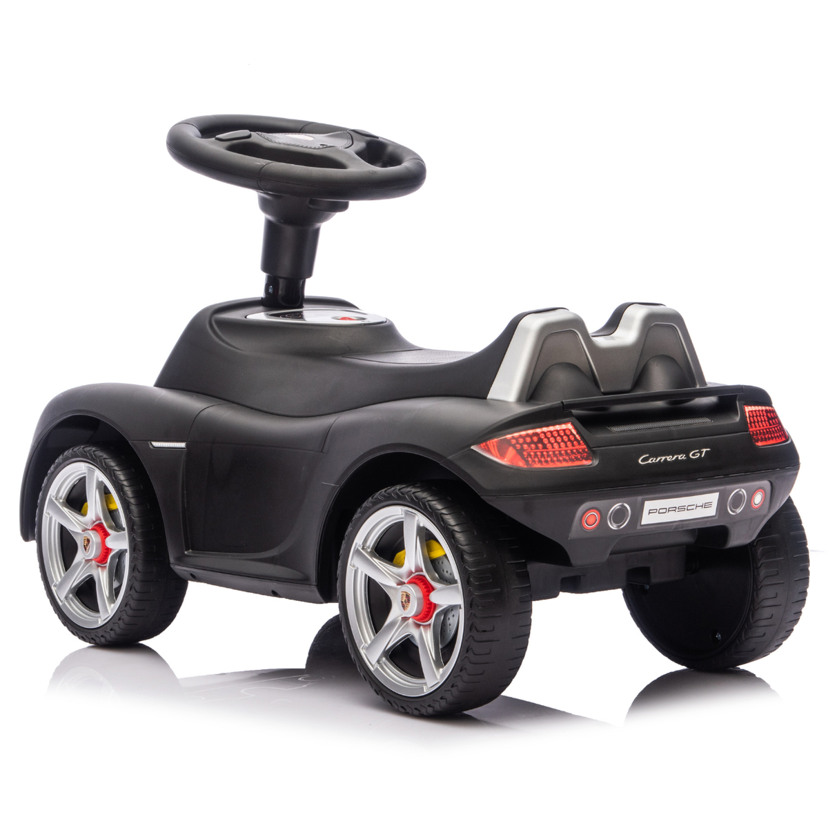sun baby Porsche Carrera GT - Volant avec boutons, phares, autocollants réalistes, jusqu'à 25 kg, rouge sun baby Porsche Carrera GT - Volant avec boutons, phares, autocollants réalistes, jusqu'à 25 kg, rouge