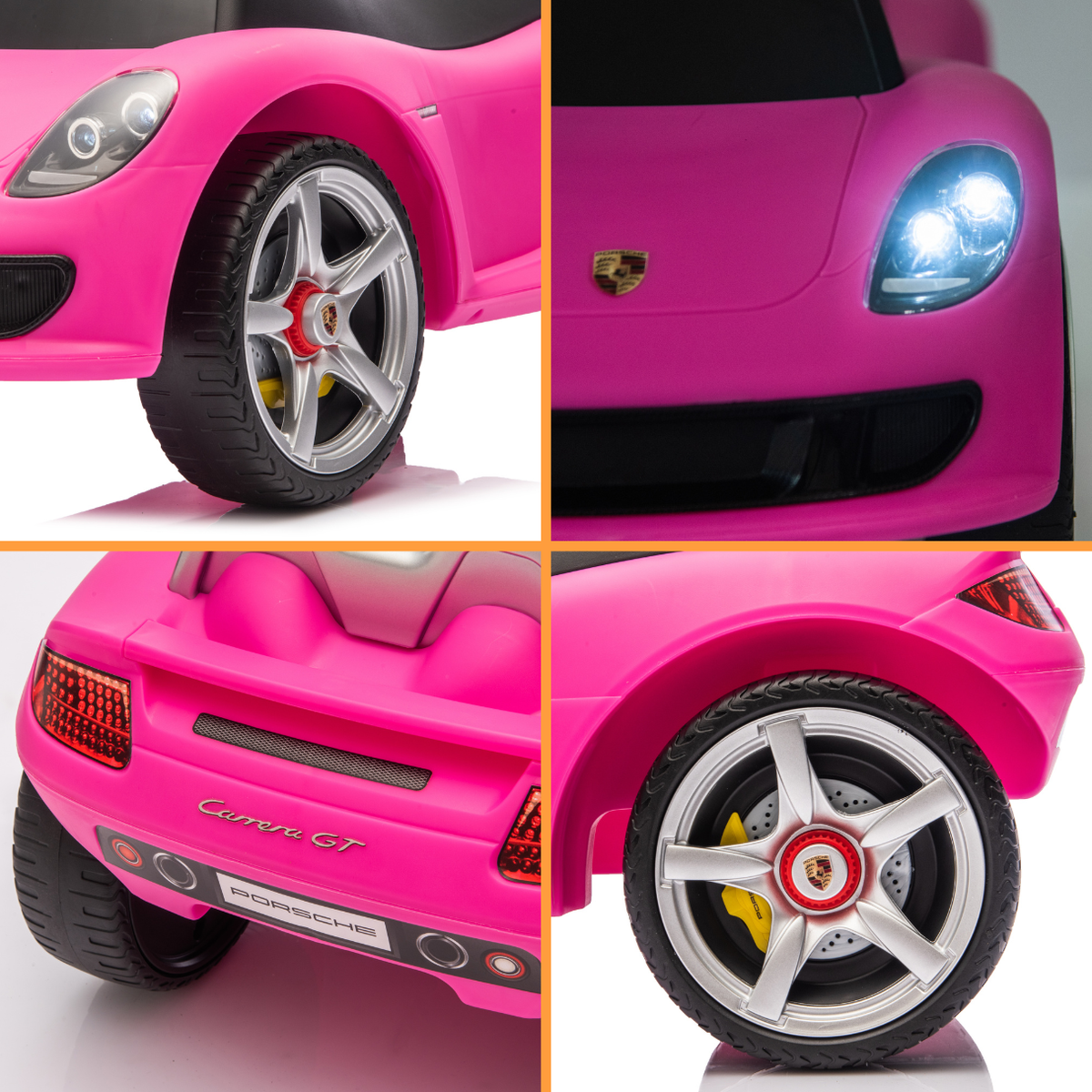 sun baby Loopauto pour enfants à partir de 18 mois – Porsche Carrera GT – volant avec sun baby Loopauto pour enfants à partir de 18 mois – Porsche Carrera GT – volant avec