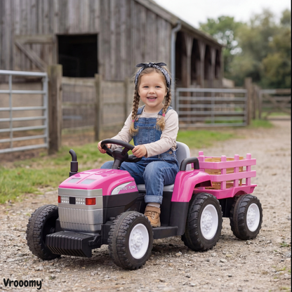 Vrooomy® Tractor T7 - Rosa