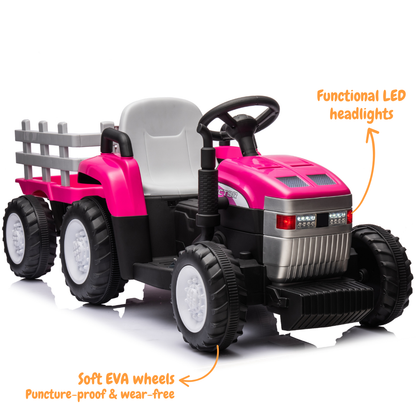 Vrooomy® Tractor T7 - Rosa