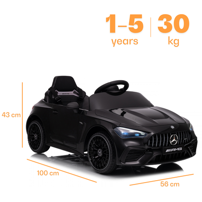 Mercedes-AMG CLE53 Coupé 12V Elektro-Kinderauto schwarz – Bild 11