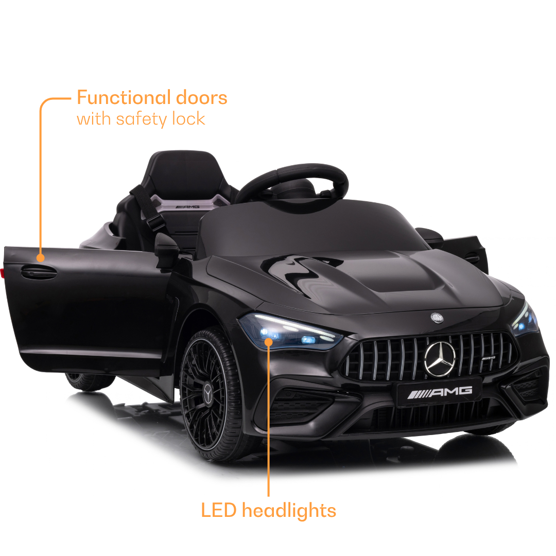 Mercedes-AMG CLE53 Coupé 12V Elektro-Kinderauto schwarz – Bild 4