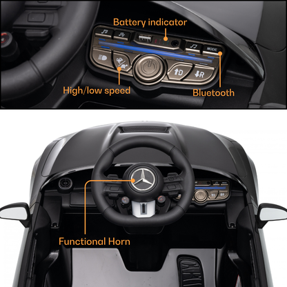 Mercedes-AMG CLE53 Coupé 12V Elektro-Kinderauto schwarz – Bild 8