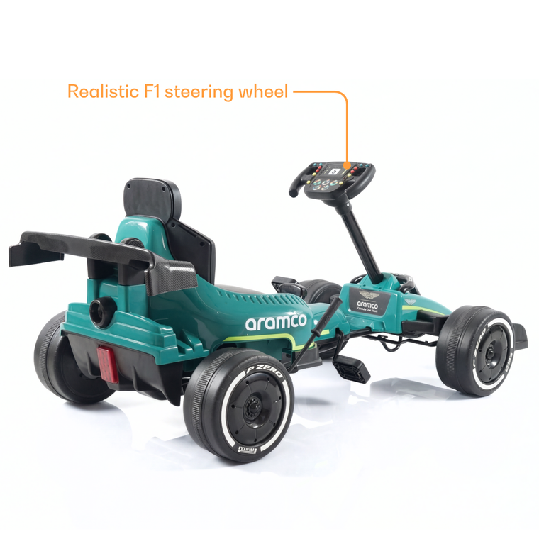 Kart Aston Martin de Fórmula 1 - Verde