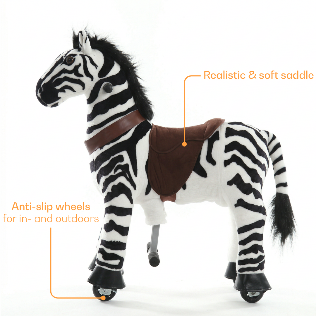 Vrooomy® Mechanische Zebra S