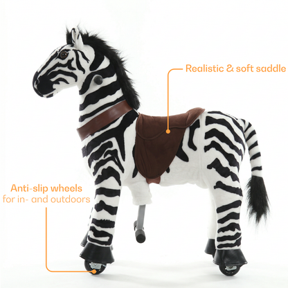 Vrooomy® Mechanische Zebra S