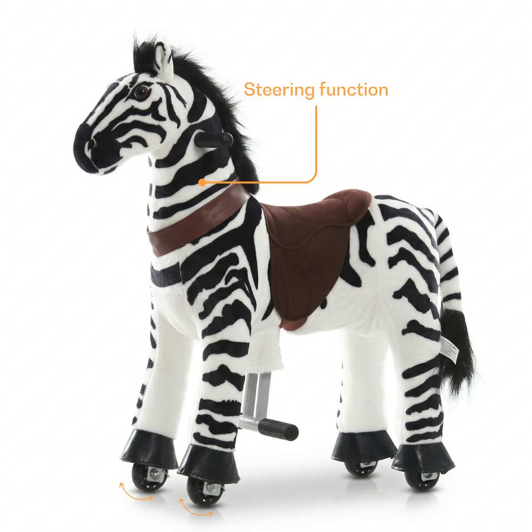Vrooomy® Mechanische Zebra S