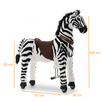 Vrooomy® Mechanisches Zebra L