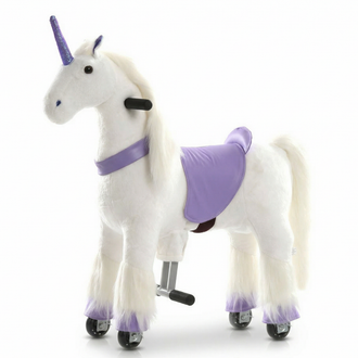 Vrooomy® Mechanisches Einhorn S - Lila