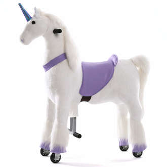 Vrooomy® Mechanisches Einhorn L - Lila