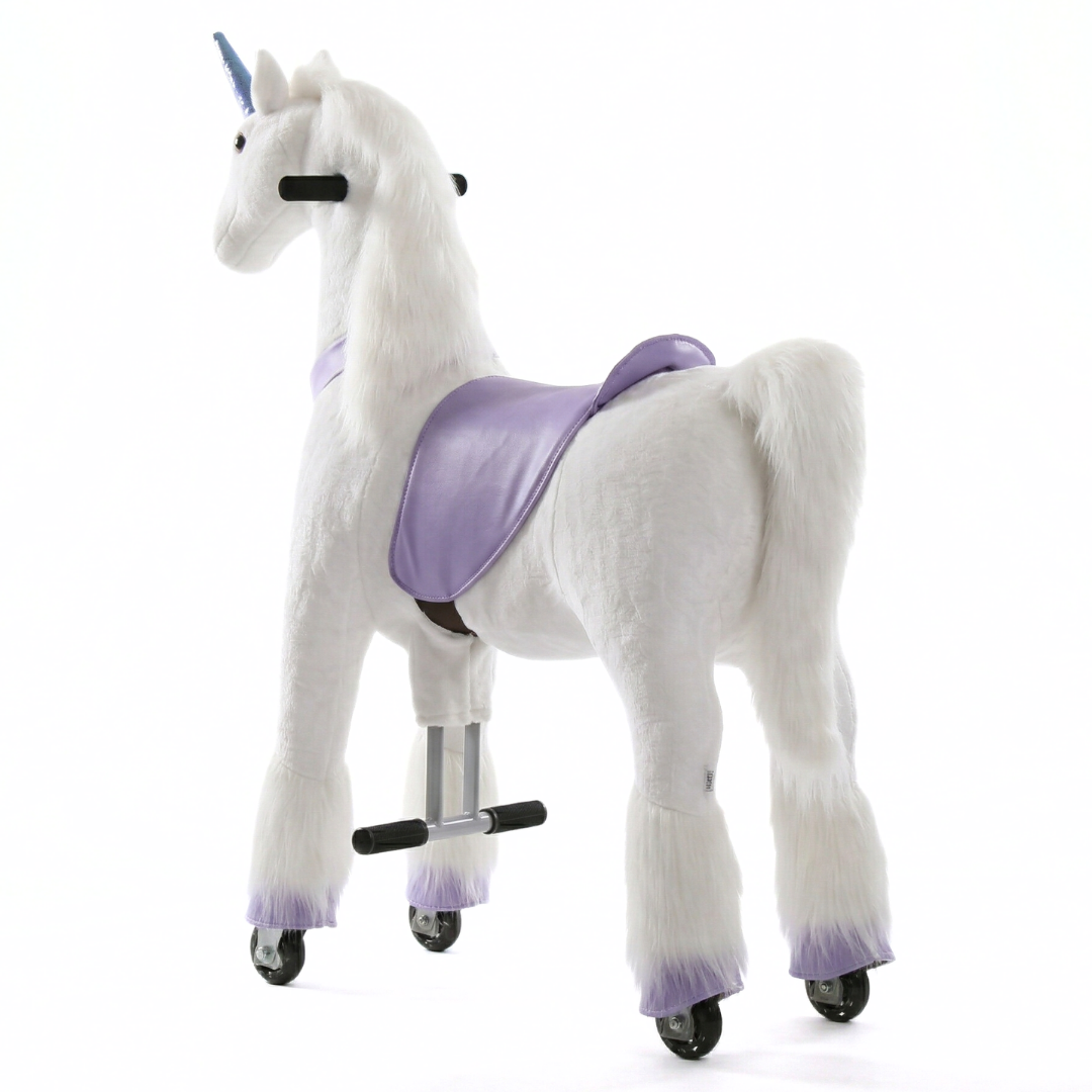 Vrooomy® Unicornio Mecánico L - Púrpura