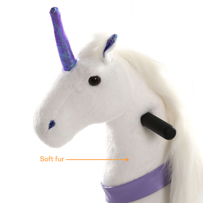 Vrooomy® Unicornio Mecánico L - Púrpura