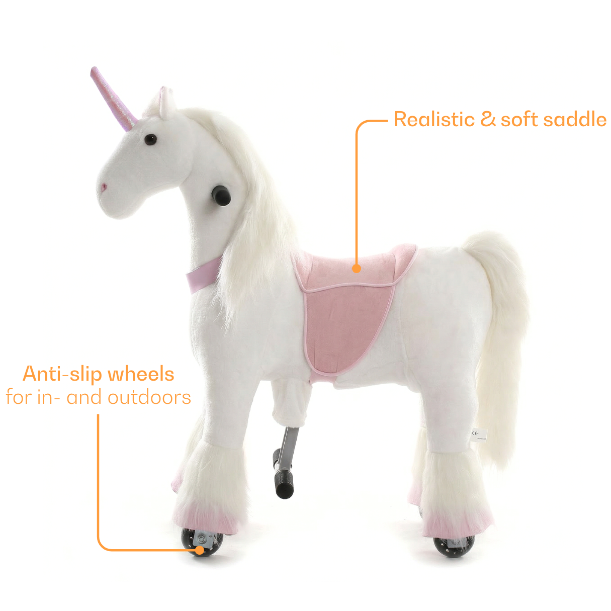 Vrooomy® Licorne Mécanique XS - Rose