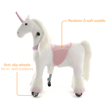 Vrooomy® Licorne Mécanique XS - Rose