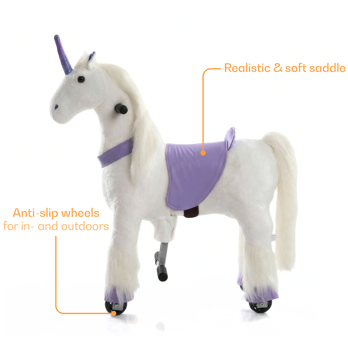 Vrooomy® Licorne Mécanique XS - Violet