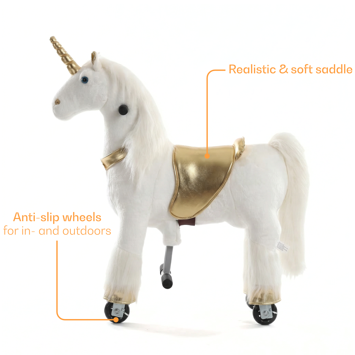 Vrooomy® Licorne Mécanique XS - Or