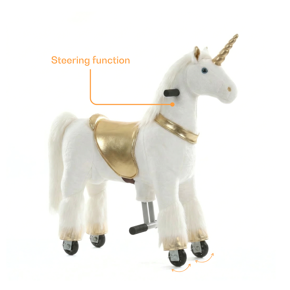 Vrooomy® Licorne Mécanique XS - Or